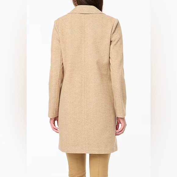 NEW J Crew Herringbone topcoat!!! - Picture 3 of 10